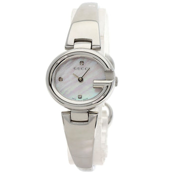 Gucci Watches Quartz 134.5 Stainless Steel , Stainless Steel Silver G Balloon Shell 3P Diamond