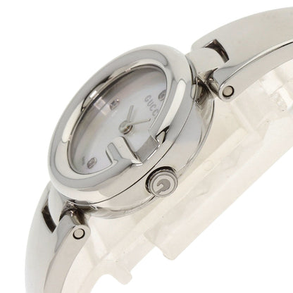Gucci Watches Quartz 134.5 Stainless Steel , Stainless Steel Silver G Balloon Shell 3P Diamond