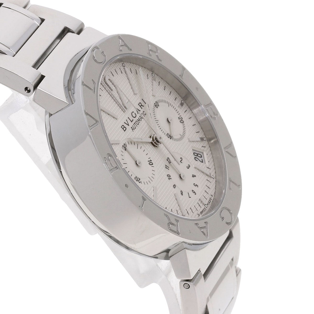 Bvlgari Watches Mechanical Automatic Bb38Wssdch/N Stainless Steel , Stainless Steel Silver Bulgari