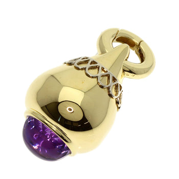Damiani Pendant Top 18K Yellow Gold Gold Amethyst Women