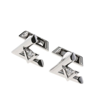 Louis Vuitton Cuffs K18Wg Silver Volt One Diamond Mens