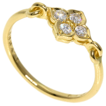 Cartier Ring 18K Yellow Gold Gold Hindu Ring Diamond