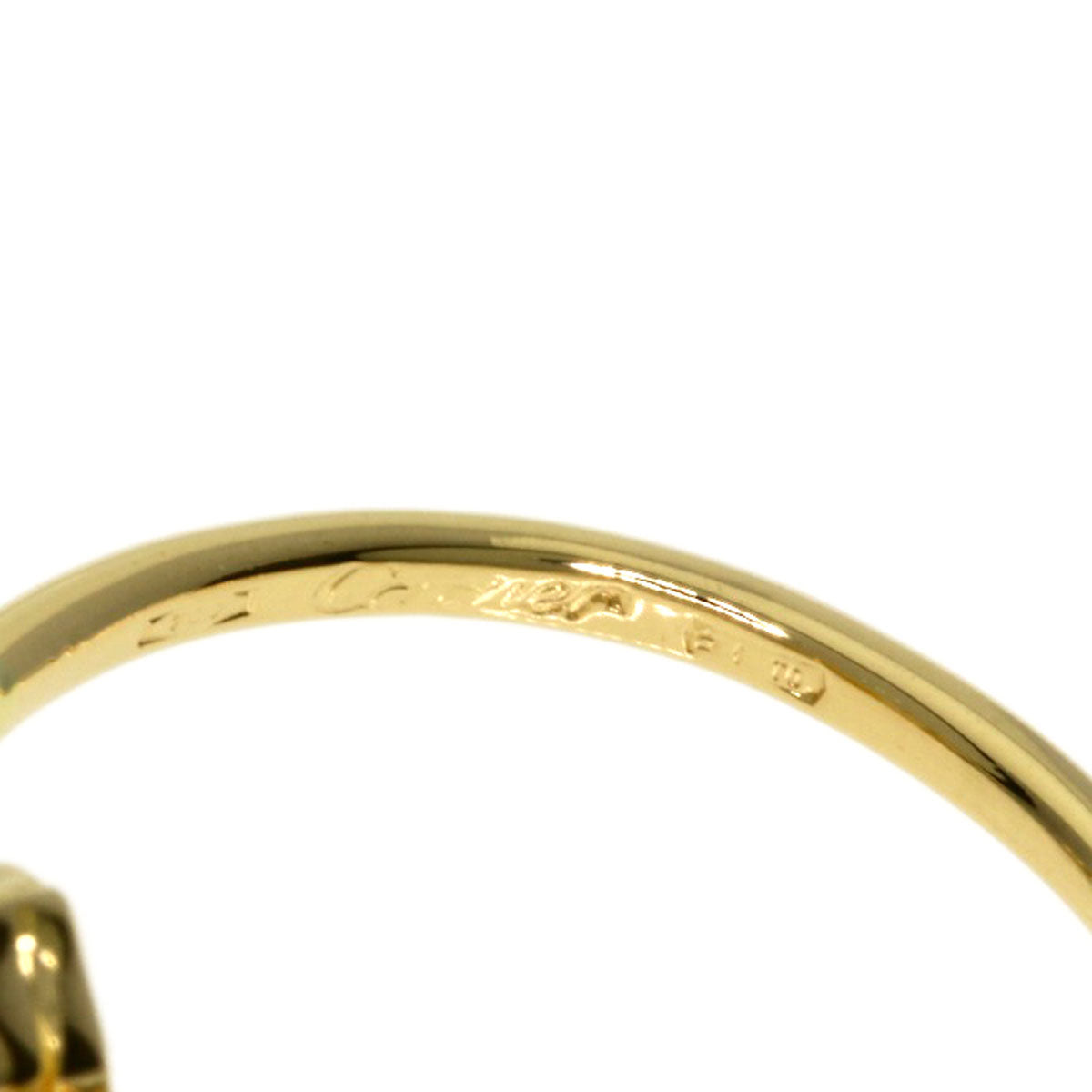 Cartier Ring 18K Yellow Gold Gold Hindu Ring Diamond