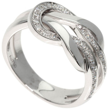 Fred Ring K18Wg Silver Chance Infinie Diamond #49