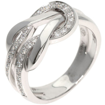 Fred Ring K18Wg Silver Chance Infinie Diamond #49