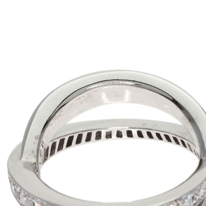 Graff Ring K18Wg Silver Diamond