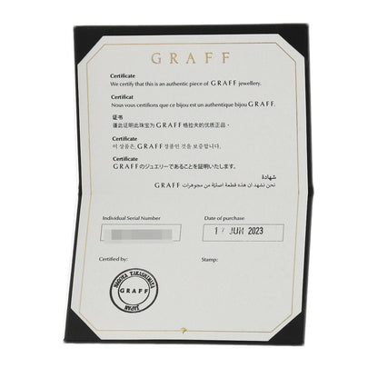 Graff Ring K18Wg Silver Diamond