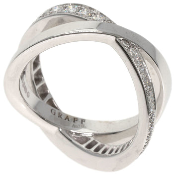 Graff Ring K18Wg Silver Diamond