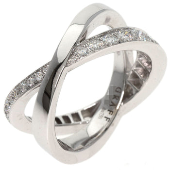 Graff Ring K18Wg Silver Diamond