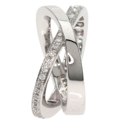 Graff Ring K18Wg Silver Diamond