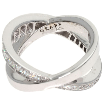 Graff Ring K18Wg Silver Diamond