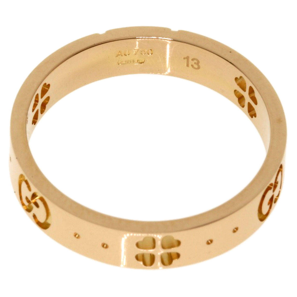 Gucci Ring 18K Pink Gold Gold Icon # 13