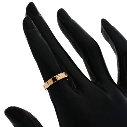 Cartier Ring 18K Pink Gold Gold Mini Love Ring #48