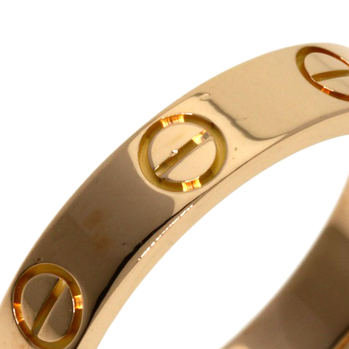 Cartier Ring 18K Pink Gold Gold Mini Love Ring #48