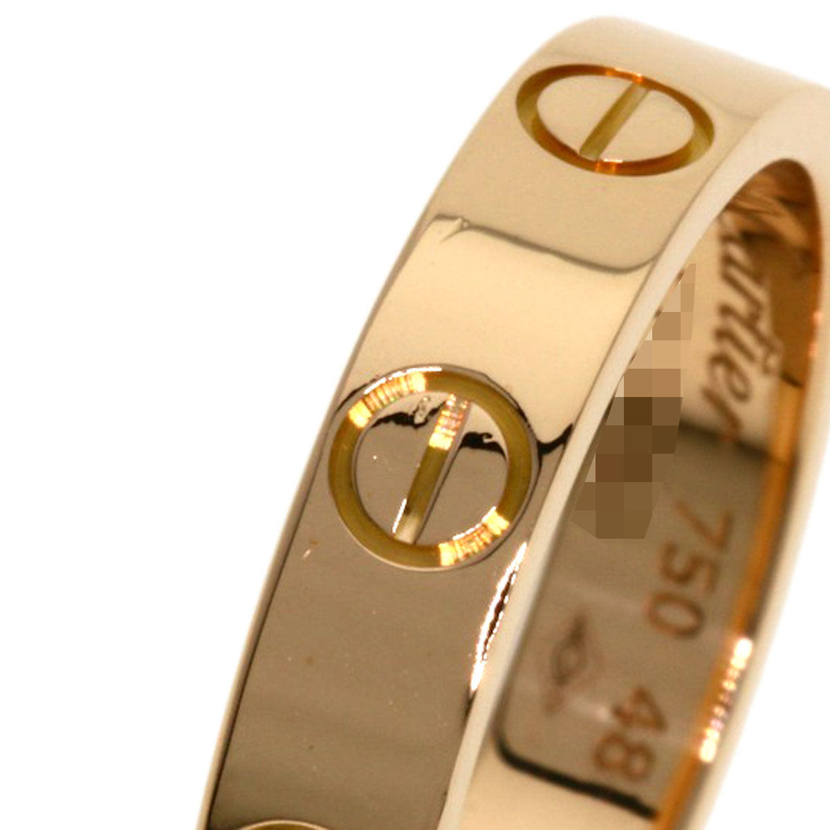 Cartier Ring 18K Pink Gold Gold Mini Love Ring #48