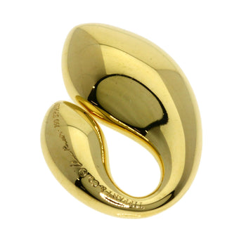 Tiffany&Co. Pendant Top 18K Yellow Gold Gold Double Teardrop