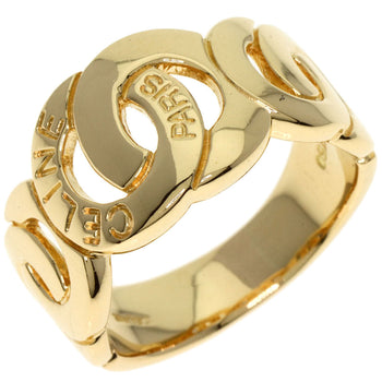 Celine Ring 18K Yellow Gold Gold Logo Women