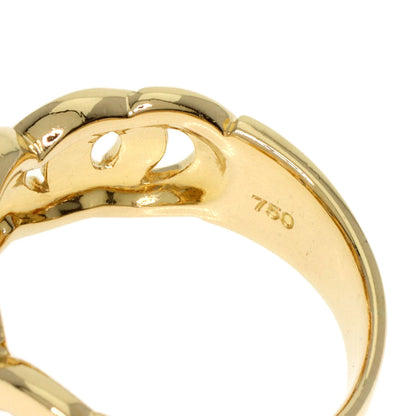 Celine Ring 18K Yellow Gold Gold Logo Women