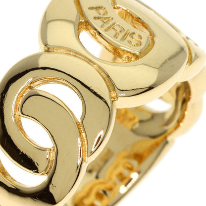Celine Ring 18K Yellow Gold Gold Logo Women