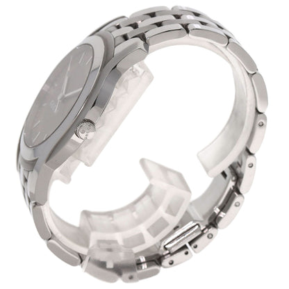 Gucci Watches Quartz 5500Xl Stainless Steel , Stainless Steel Silver Round Face Silver Dial Mens