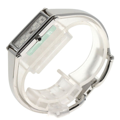Gucci Watches Quartz 1500L Stainless Steel , Stainless Steel Silver Gg Square Face 1P Diamond
