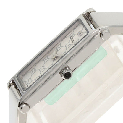 Gucci Watches Quartz 1500L Stainless Steel , Stainless Steel Silver Gg Square Face 1P Diamond