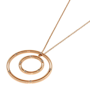 Damiani Necklace 18K Pink Gold Gold D Side