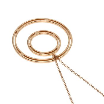 Damiani Necklace 18K Pink Gold Gold D Side