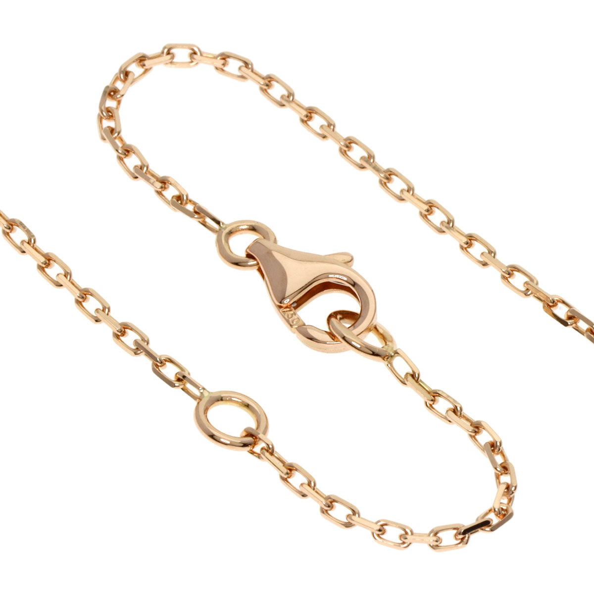 Cartier Necklace 18K Pink Gold Gold Caress D'Orchid Pal Medium 1P Diamond