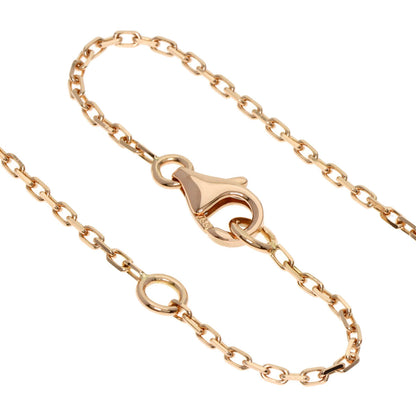 Cartier Necklace 18K Pink Gold Gold Caress D'Orchid Pal Medium 1P Diamond