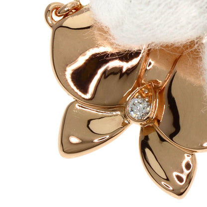 Cartier Necklace 18K Pink Gold Gold Caress D'Orchid Pal Medium 1P Diamond