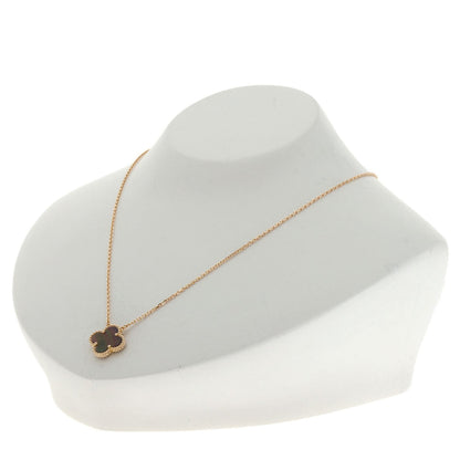 Van Cleef & Arpels Necklace 18K Pink Gold Gold Vintage Alhambra Black Shell