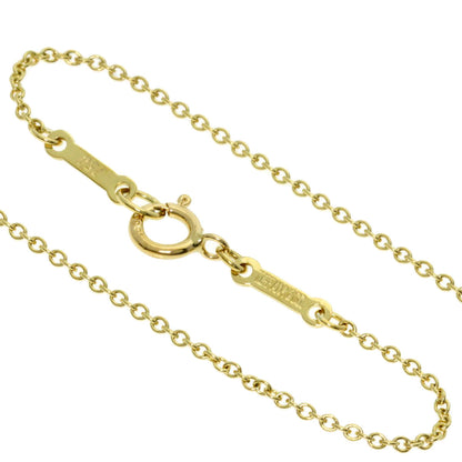 Tiffany&Co. Necklace 18K Yellow Gold Gold Open Heart 5P Diamond Women