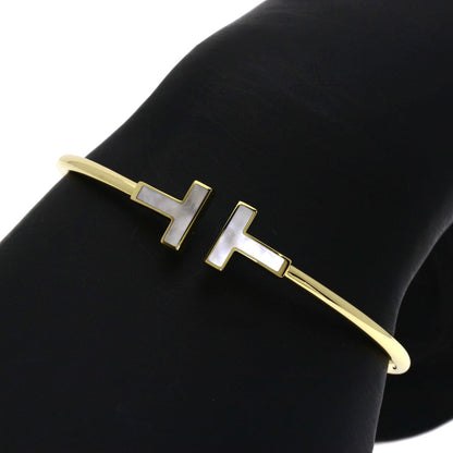 Tiffany&Co. Bracelet 18K Yellow Gold Gold Tiffany&Co.T Wire Shell Women