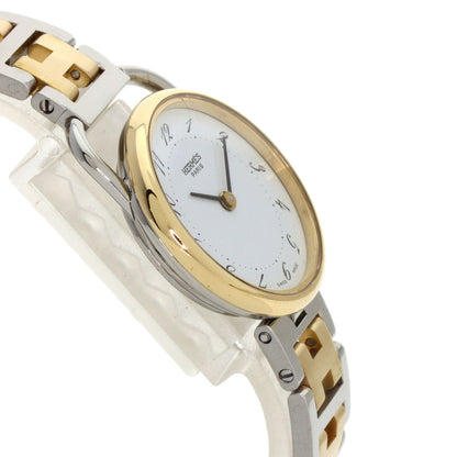Hermes Watches Quartz Stainless Steel , Ssxgp Gold Arceau White Dial Women