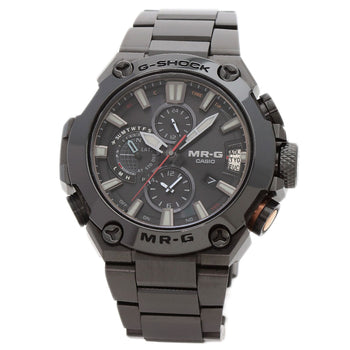 Casio Watches Solar Powered Radio Watch Mrg-G2000Cb-1Ajr Titanium, Titanium Black G-Shock G2000