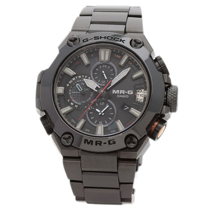 Casio Watches Solar Powered Radio Watch Mrg-G2000Cb-1Ajr Titanium, Titanium Black G-Shock G2000