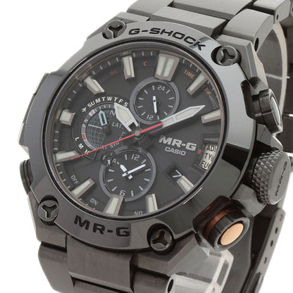 Casio Watches Solar Powered Radio Watch Mrg-G2000Cb-1Ajr Titanium, Titanium Black G-Shock G2000