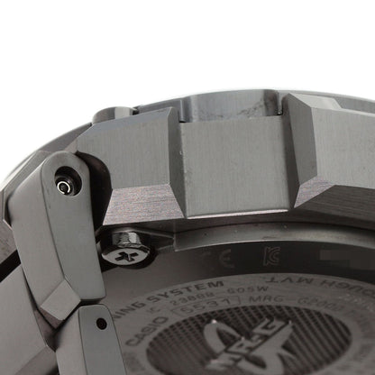 Casio Watches Solar Powered Radio Watch Mrg-G2000Cb-1Ajr Titanium, Titanium Black G-Shock G2000