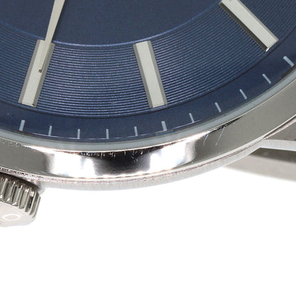 Emporio Armani Watches Quartz Ar2477 Stainless Steel , Stainless Steel Silver Round Face Blue Dial