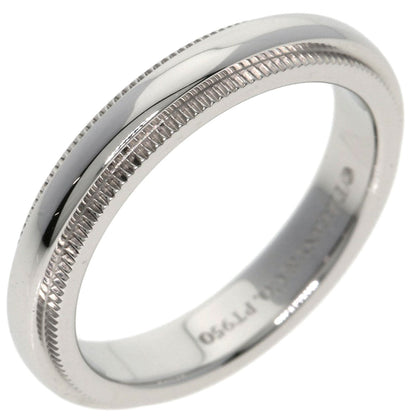 Tiffany&Co. Ring Pt950 Silver Milgrain Women