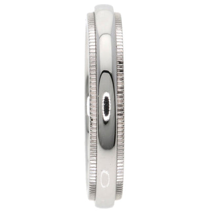 Tiffany&Co. Ring Pt950 Silver Milgrain Women
