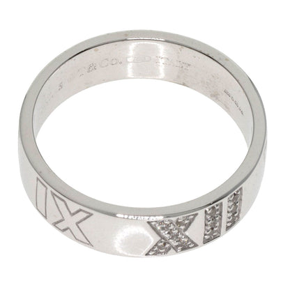 Tiffany&Co. Ring K18Wg Silver Atlas Diamond Women