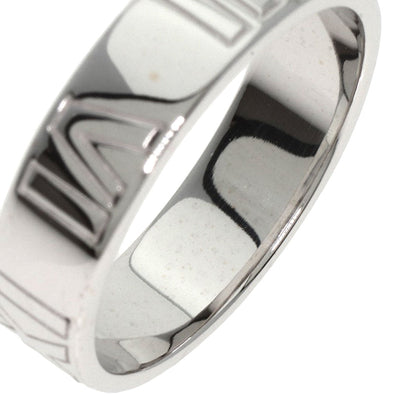 Tiffany&Co. Ring K18Wg Silver Atlas Diamond Women
