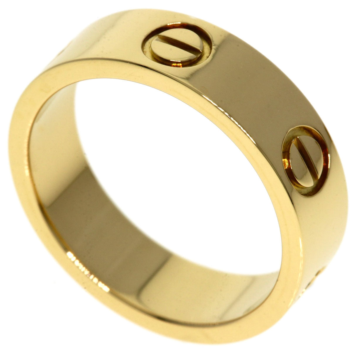 Cartier Ring 18K Yellow Gold Gold Love Ring #53 Women