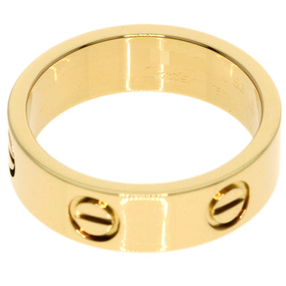 Cartier Ring 18K Yellow Gold Gold Love Ring #53 Women