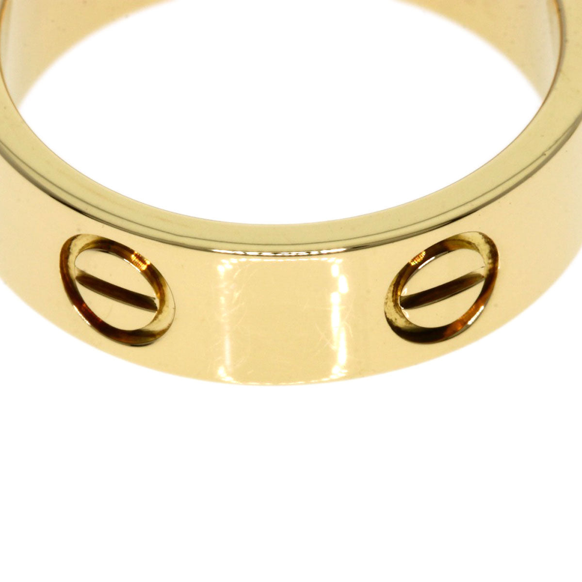 Cartier Ring 18K Yellow Gold Gold Love Ring #53 Women