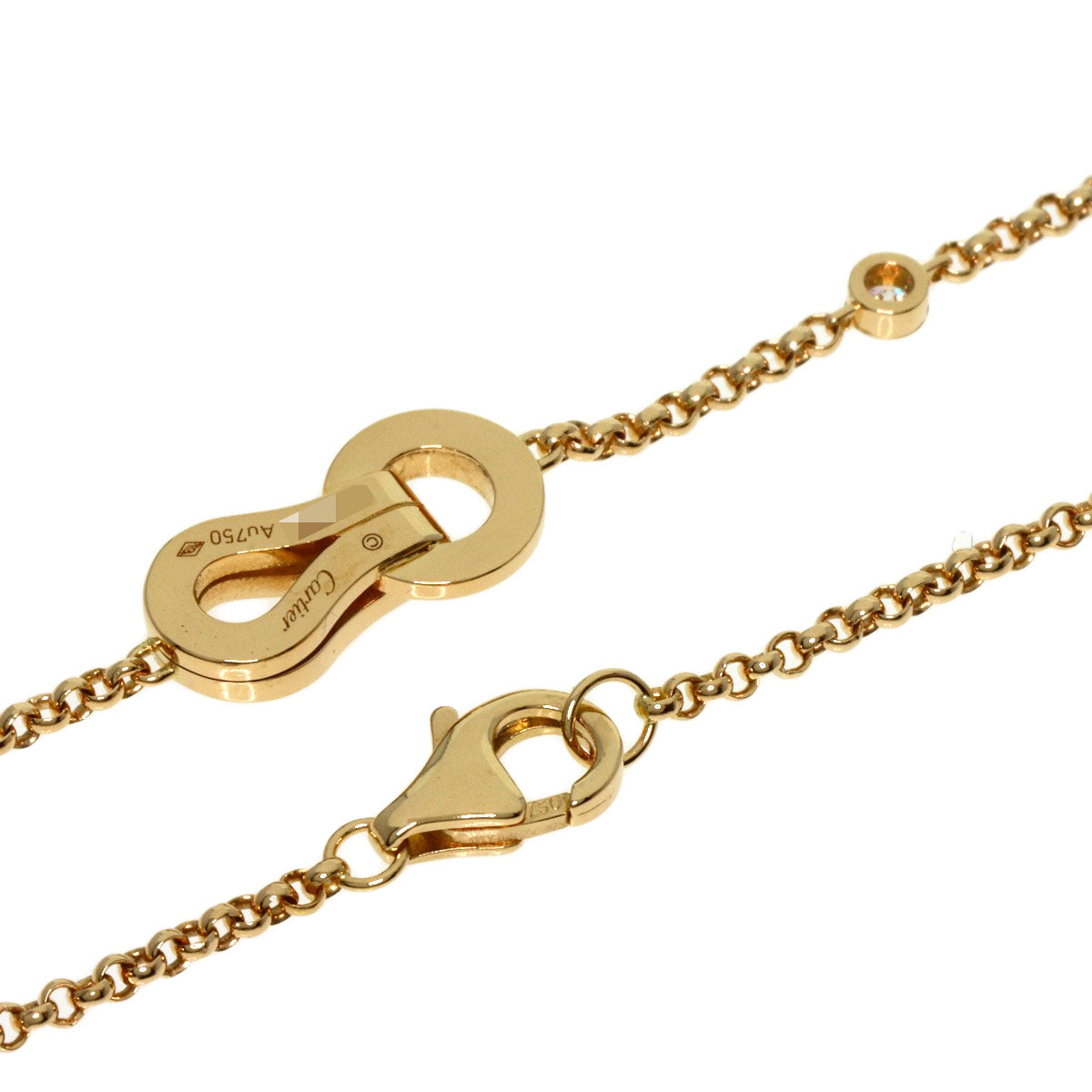 Cartier Bracelet 18K Yellow Gold Gold Agraph Diamond Women