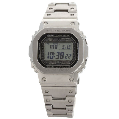 Casio Watches Solar Powered Gmw-B5000 Stainless Steel , Stainless Steel Silver G Shock Digital Dial