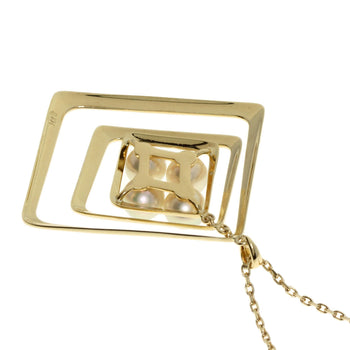 Mikimoto Necklace K14Yg Gold Pearl